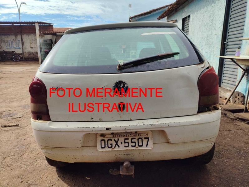 Volkswagen Gol 1.0, cor branca, ano/mod. 11/12