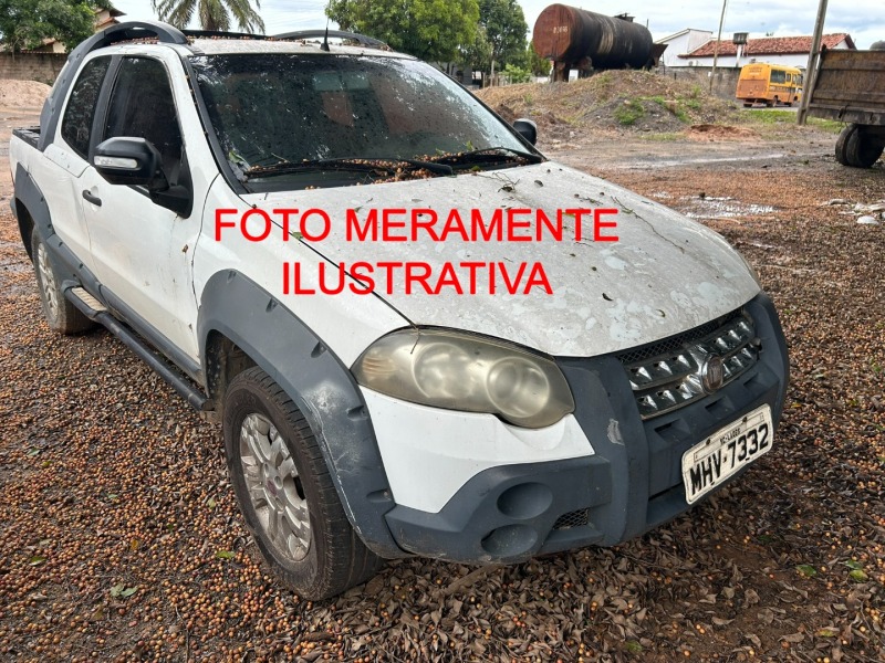 Veículo Fiat Strada Strada Adventure CD, Cor Branca, Ano/Mod. 11/11 2011 em leilão
